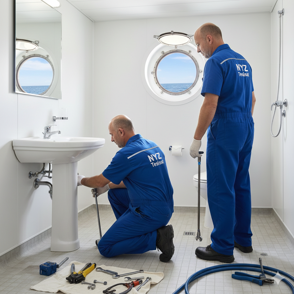 Körfez Gemi Banyo ve Lavabo Hatları Bakımı