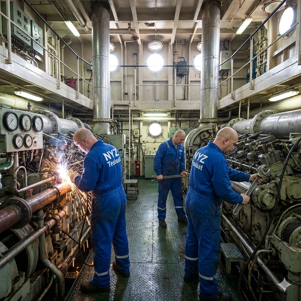 Körfez Marine Tesisat Hizmetlerinde Deneyimli Ekip