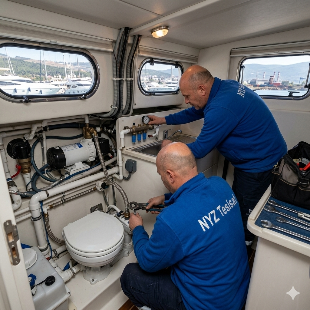 İzmit Tekne Tuvalet ve Lavabo Sistemleri Hizmeti