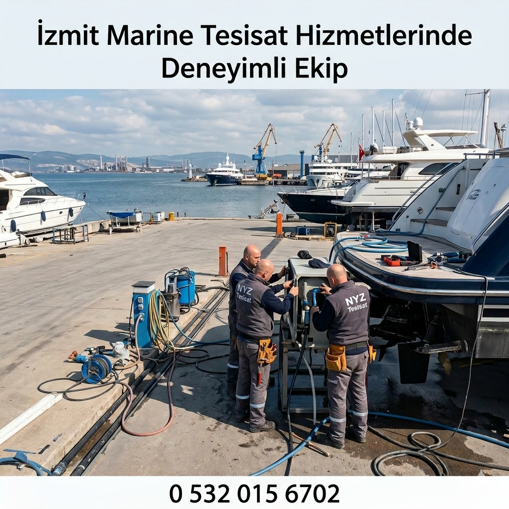İzmit Marine Tesisat Hizmetlerinde Deneyimli Ekip