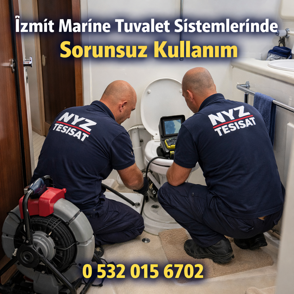 İzmit Marine Tuvalet Sistemlerinde Sorunsuz Kullanım